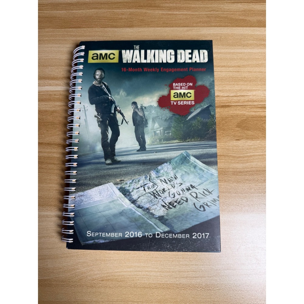 The Walking Dead AMC 16 Month Weekly Engagement Planner Sept 2016 Dec 2017 NEW‎